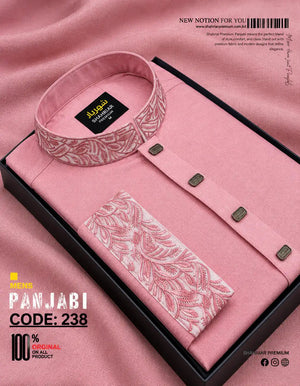 Creeper Embroidery BabyPink কোড-238 - Shahriar Premium