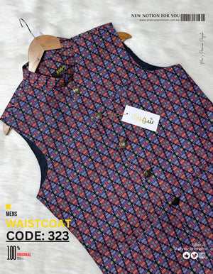 Premium Rainbow Chess Waistcoat কোড - 323 - Shahriar Premium