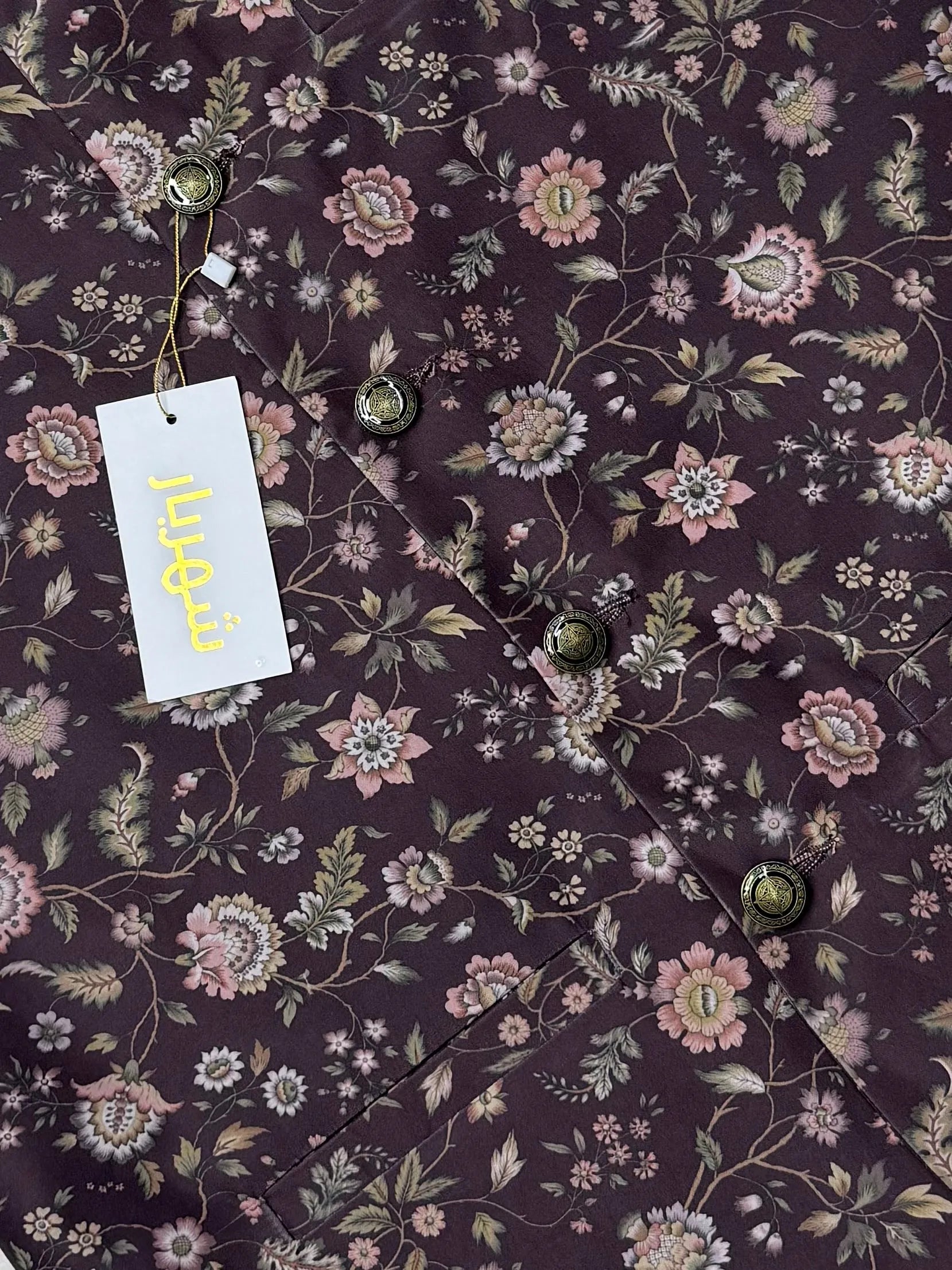 Flower Coffee Waistcoat āĻā§āĻĄ - 332 - Shahriar Premium