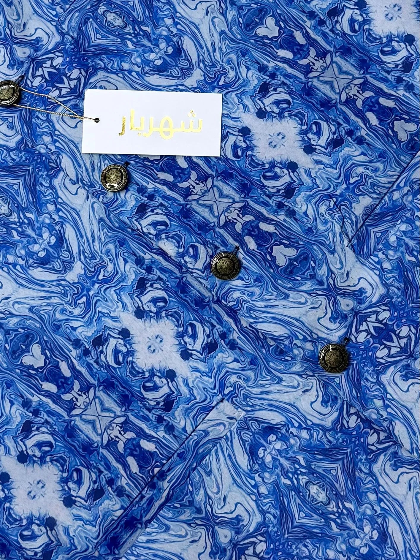 Premium Sea wave Waistcoat āĻā§āĻĄ - 325 - Shahriar Premium