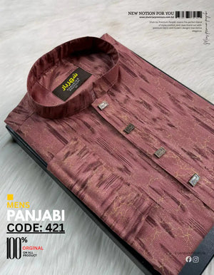 Golden Stroke Salmon Panjabi কোড - 421 - Shahriar Premium