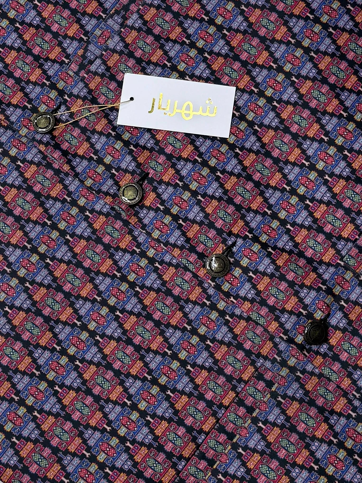 Premium Rainbow Chess Waistcoat āĻā§āĻĄ - 323 - Shahriar Premium