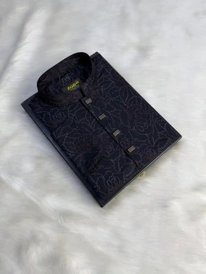 Dark Flower Blood Panjabi কোড - 393 - Shahriar Premium