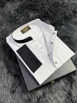 Signature White Panjabi কোড - 396 - Shahriar Premium