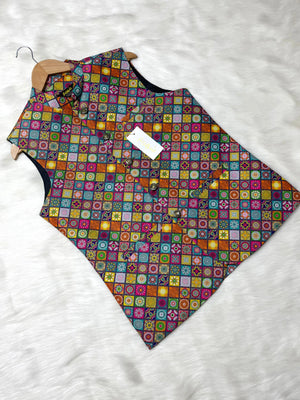 Premium Star Orange Waistcoat কোড - 317 - Shahriar Premium