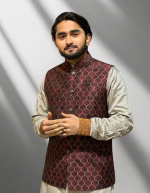 Mehrun Minar Waistcoat কোড - 347 - Shahriar Premium
