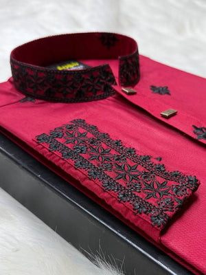 Heritage Embroidery Merun কোড - 303 - Shahriar Premium