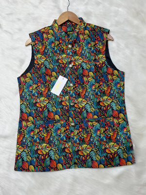 Premium 3D leaf Waistcoat কোড - 346 - Shahriar Premium