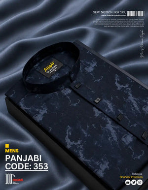 Black Shadow Ash Panjabi কোড-353 - Shahriar Premium