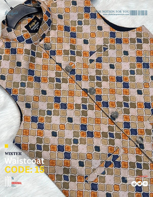 Premium Zaba Wood Waistcoat কোড - 15 - Shahriar Premium