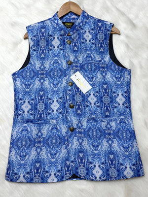Premium Sea wave Waistcoat কোড - 325 - Shahriar Premium
