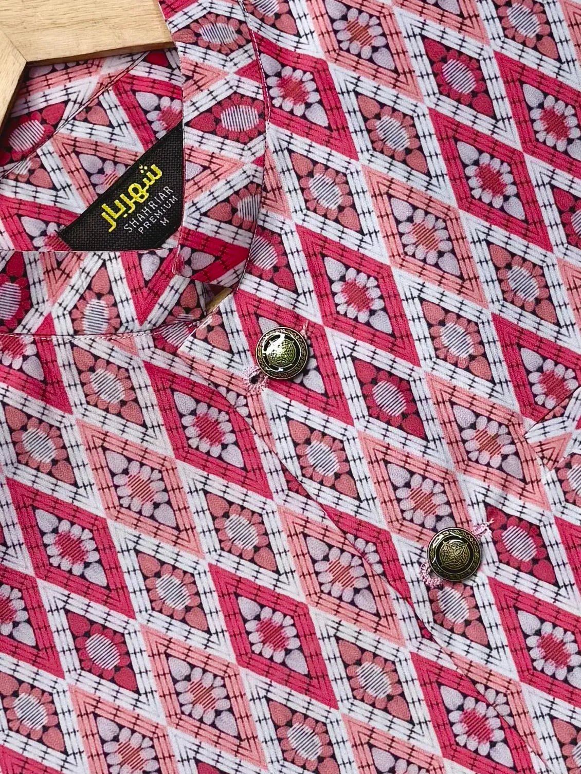 Premium Trainggle Pink Waistcoat কোড - 345 - Shahriar Premium