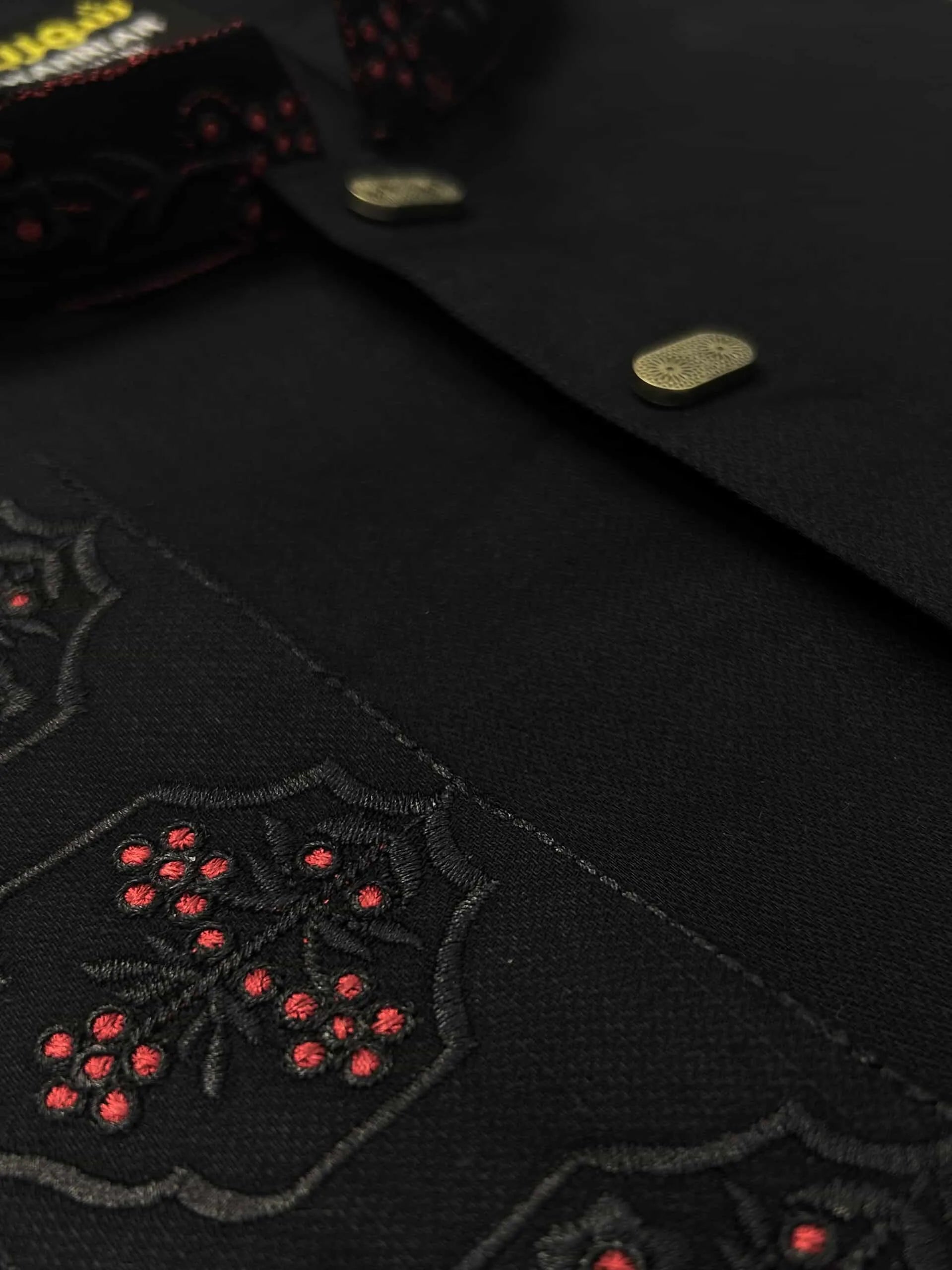 3Leaf Embroidery Black āĻā§āĻĄ - 135 - Shahriar Premium