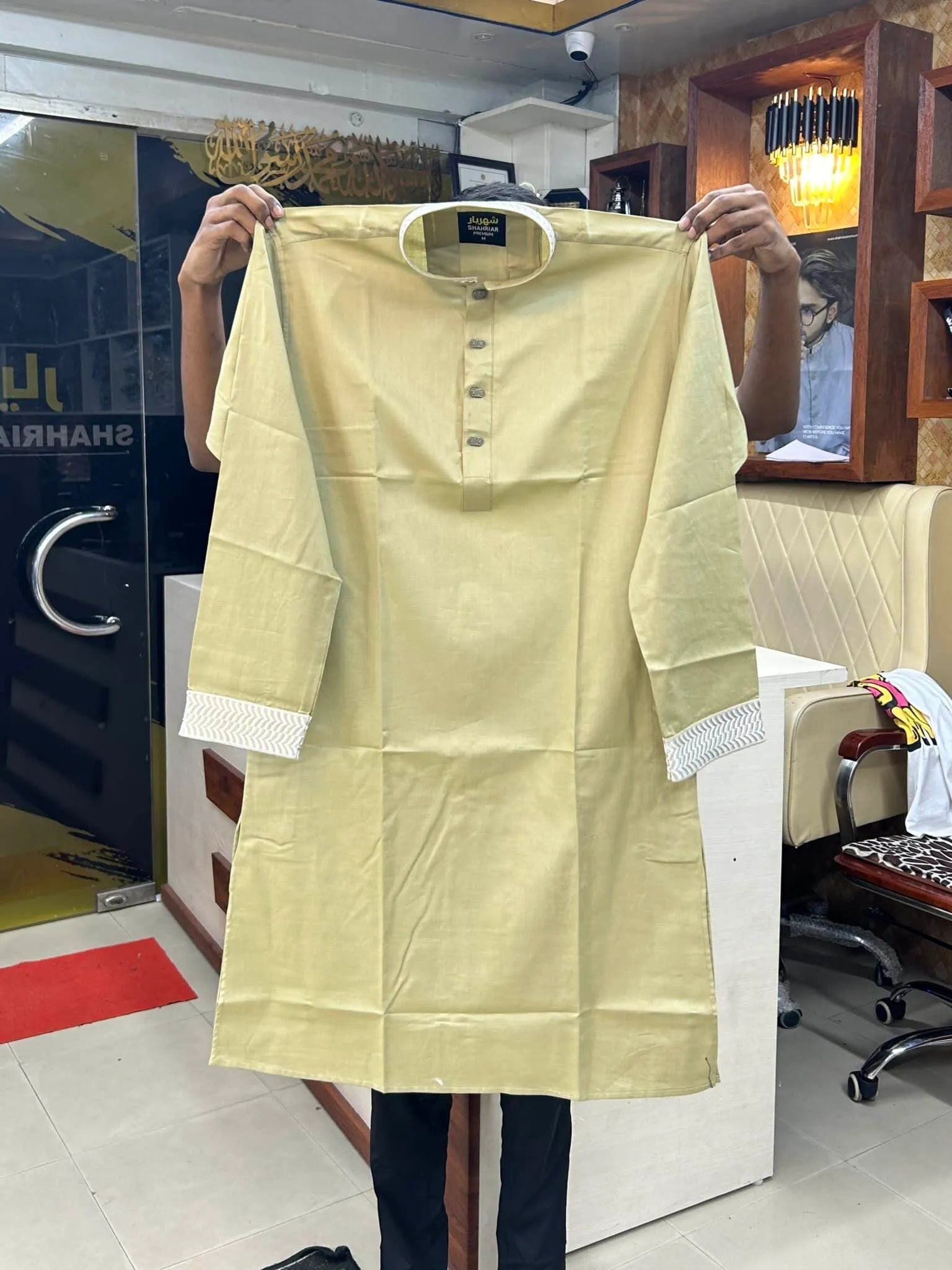 Baby Cream Embroidery āĻā§āĻĄ - 161 - Shahriar Premium