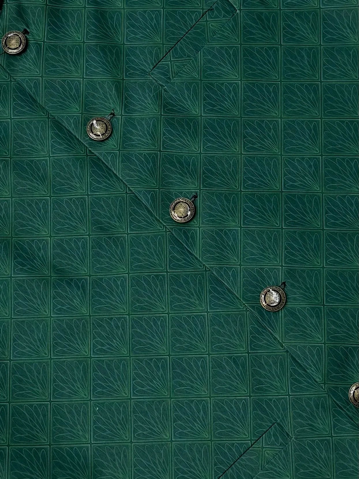 Premium Green Leaf Waistcoat কোড - 342 - Shahriar Premium