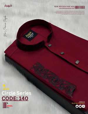 Circel Embroidery Merun কোড - 140 - Shahriar Premium