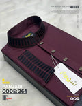 Piller Embrodery Burgendy কোড-264