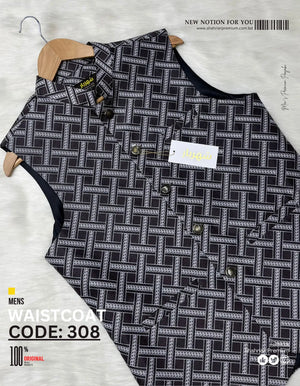 Mate Coffe & White Waistcoat কোড - 308 - Shahriar Premium