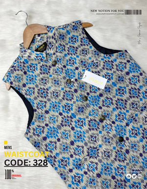 Premium Sky And Ashe Waistcoat কোড - 328 - Shahriar Premium