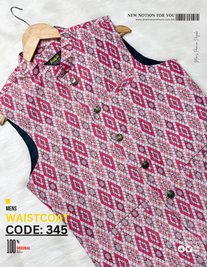 Premium Trainggle Pink Waistcoat কোড - 345 - Shahriar Premium