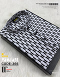 Chain Cotton Black Panjabi কোড-366