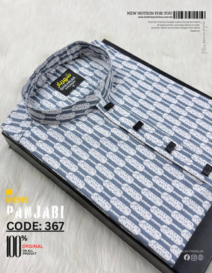 Chain Cotton Ashe Panjabi কোড - 367 - Shahriar Premium