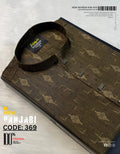 Royal Afsan Deep Olive Panjabi কোড-369