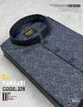 Orchid Signature Blue Colour Panjabi কোড-375