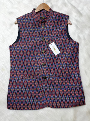 Premium Rainbow Chess Waistcoat কোড - 323 - Shahriar Premium