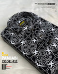 Folk art Black Panjabi কোড-411