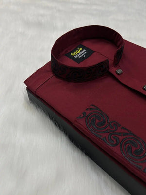 Circel Embroidery Merun কোড-140 - Shahriar Premium