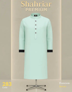 Premium Formal Teal Panjabi কোড - 283 - Shahriar Premium