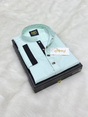 Premium Formal Teal Panjabi কোড - 283 - Shahriar Premium