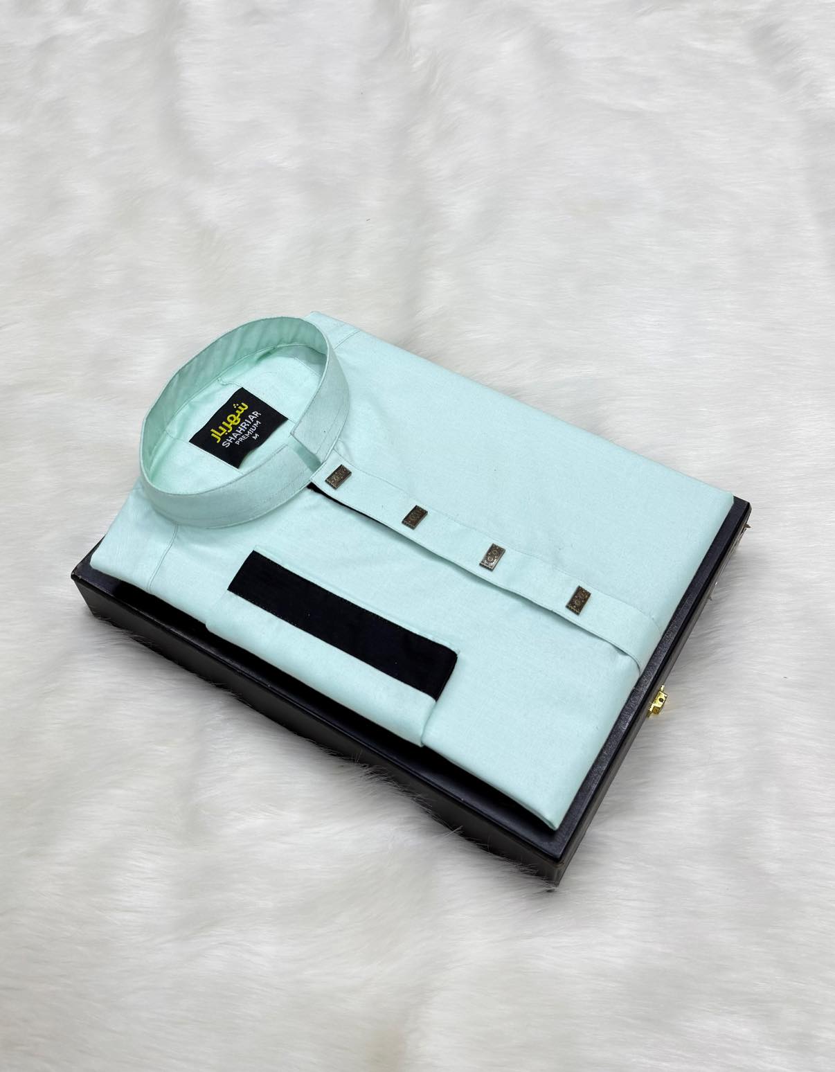 Premium Formal Teal Panjabi কোড - 283 - Shahriar Premium