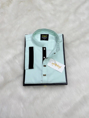 Premium Formal Teal Panjabi কোড - 283 - Shahriar Premium
