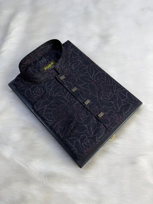 Dark Flower Blood Panjabi কোড - 393 - Shahriar Premium