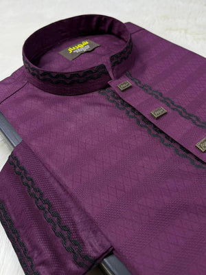 Imperial Plum Panjabi কোড - 371 - Shahriar Premium