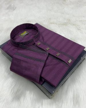 Imperial Plum Panjabi কোড - 371 - Shahriar Premium