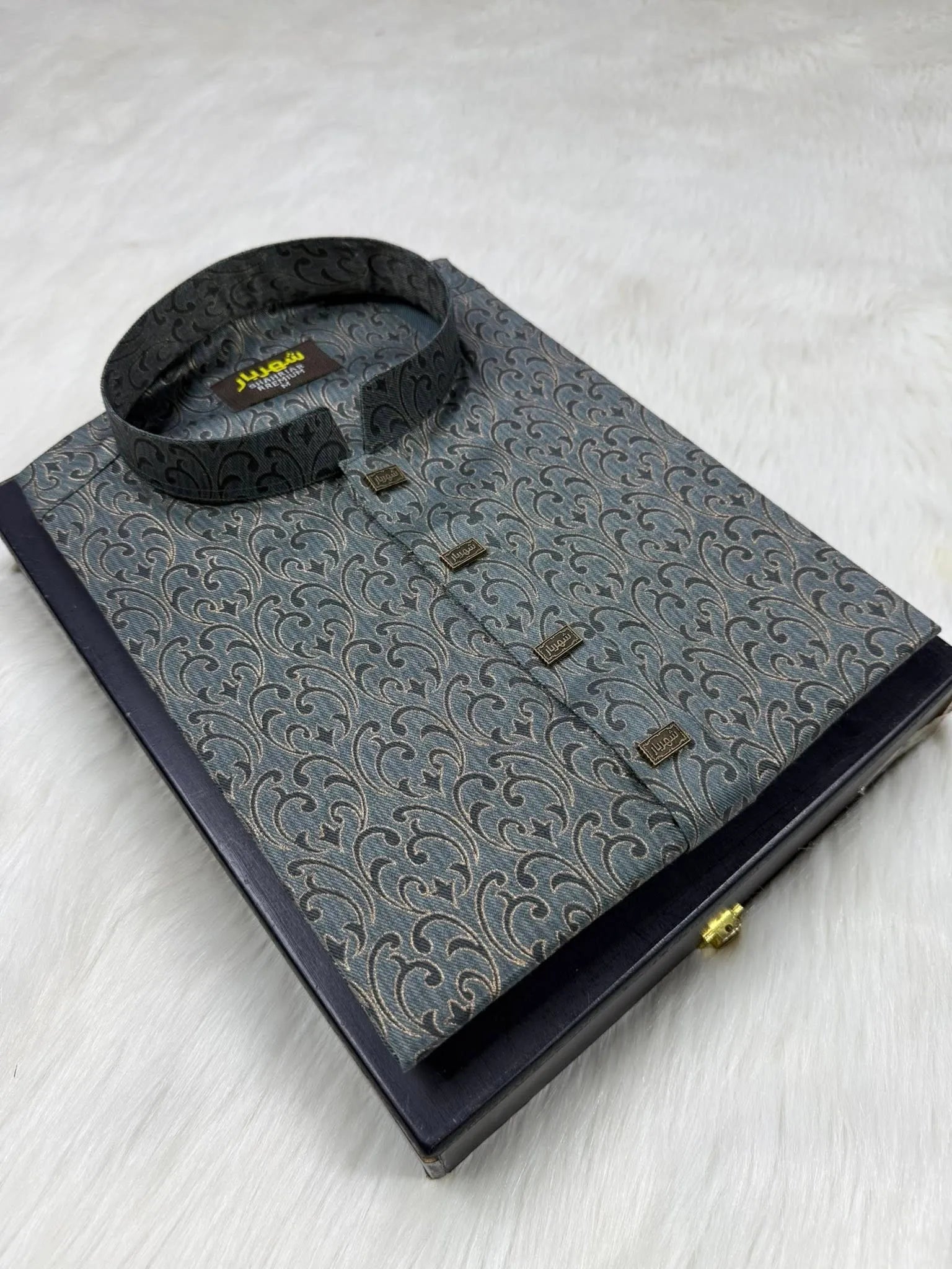 Orchid Signature Cgreen Colour Panjabi কোড - 374 - Shahriar Premium