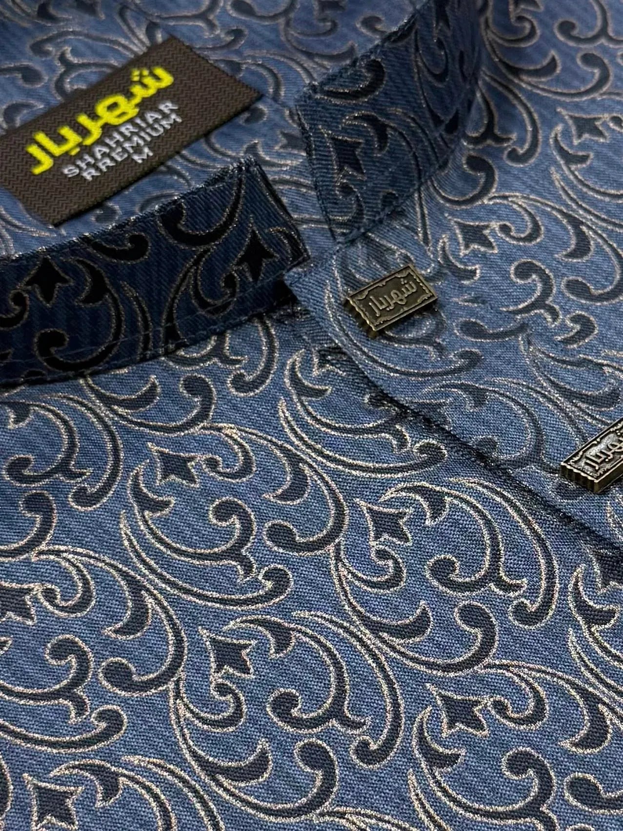 Orchid Signature Blue Colour Panjabi কোড - 375 - Shahriar Premium