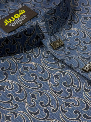 Orchid Signature Blue Colour Panjabi কোড - 375 - Shahriar Premium