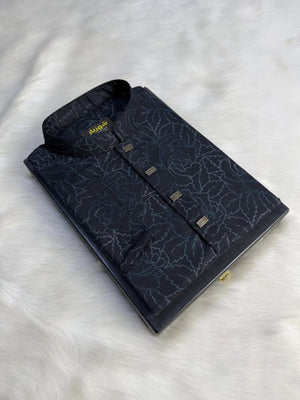 Dark Flower Ice Panjabi কোড - 394 - Shahriar Premium