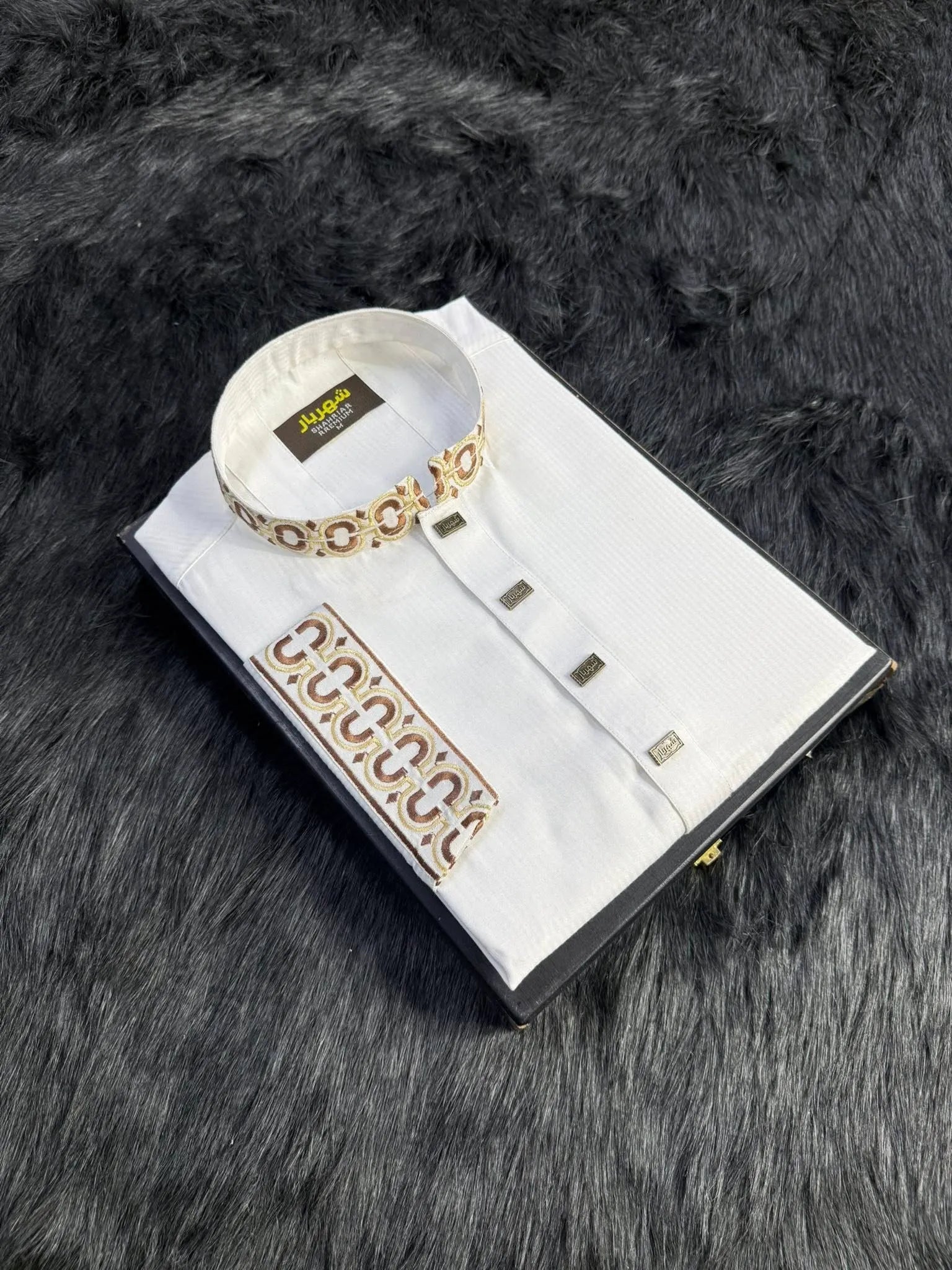 Desert White Royal Edition Panjabi কোড - 389 - Shahriar Premium