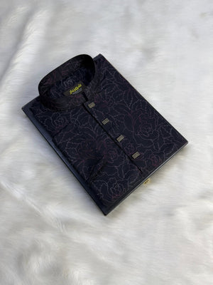 Dark Flower Blood Panjabi কোড - 393 - Shahriar Premium