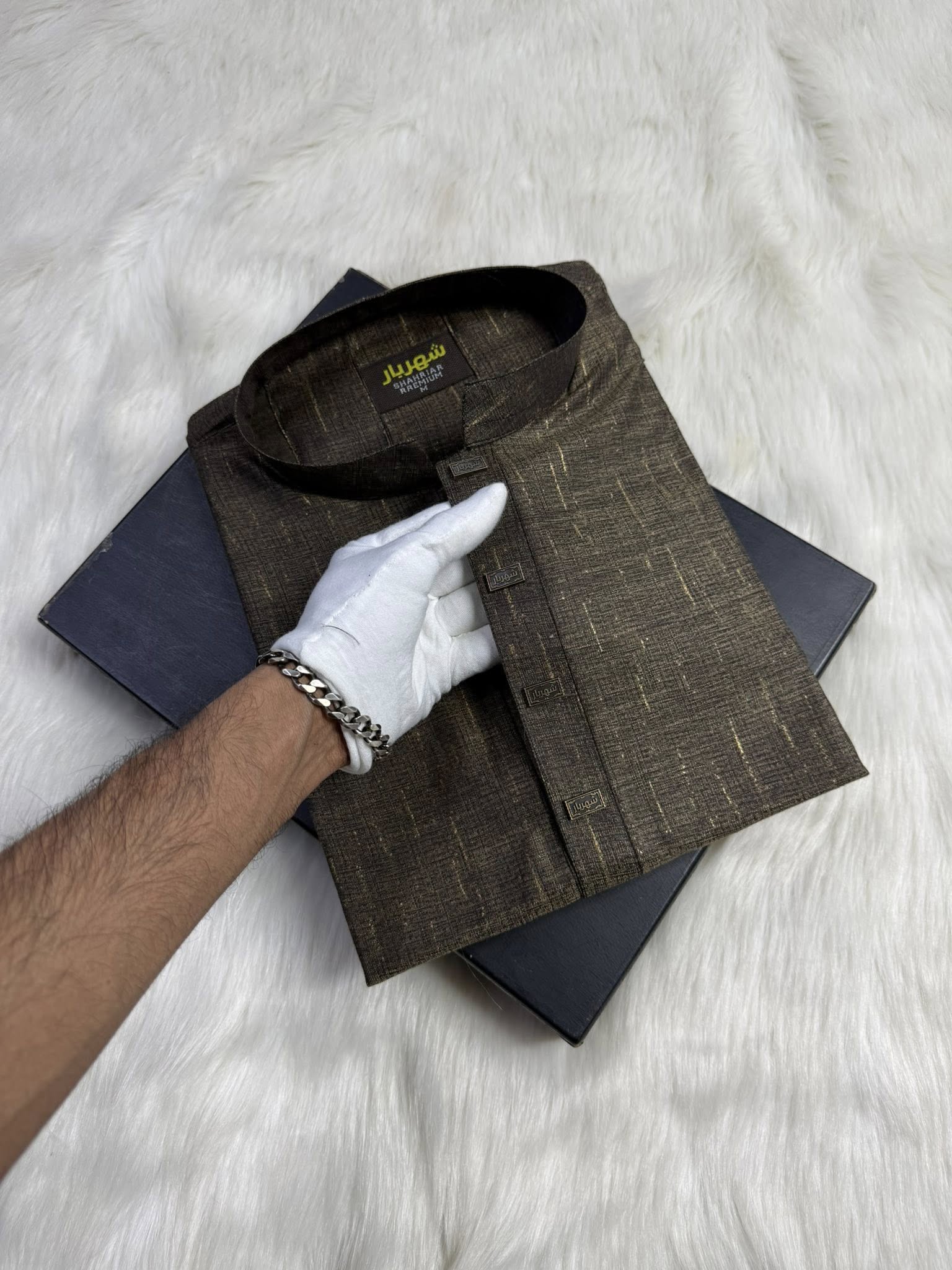 Falling Star Brown Panjabi কোড - 399 - Shahriar Premium