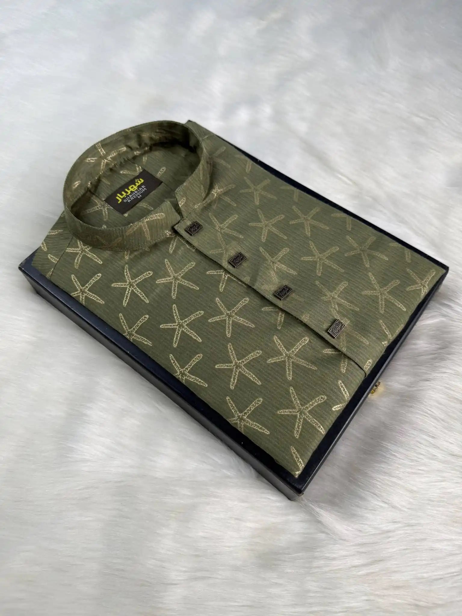 Sea Star Olive Panjabi কোড - 406 - Shahriar Premium