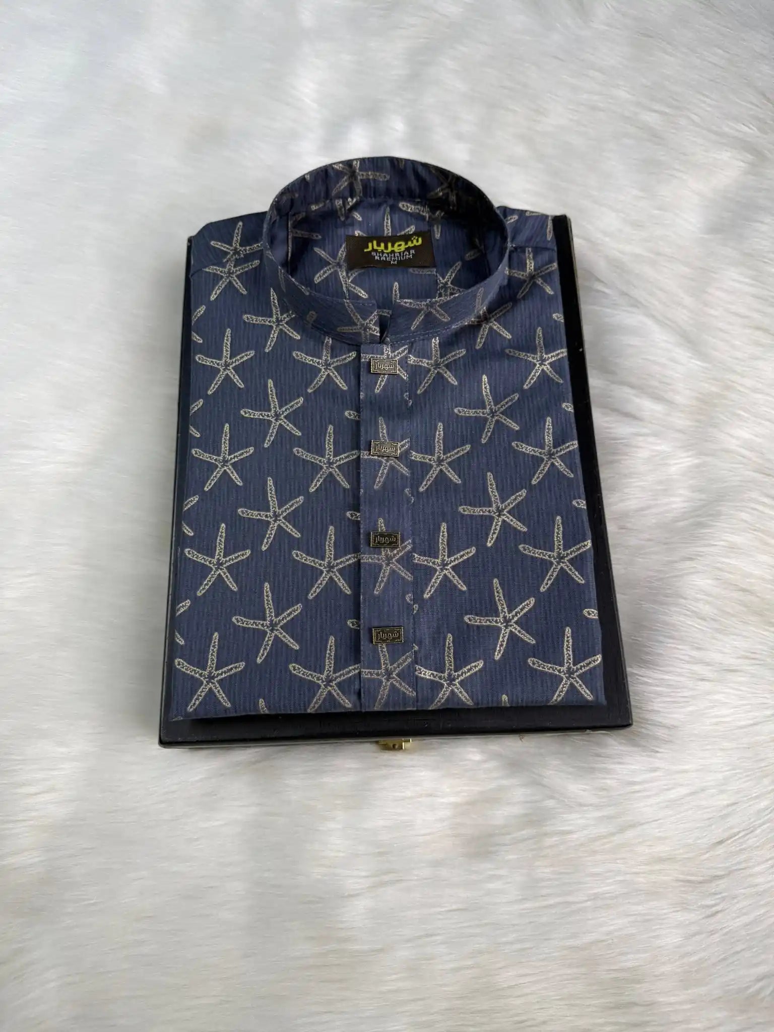 Sea Star Royal Blue Panjabi কোড - 408 - Shahriar Premium
