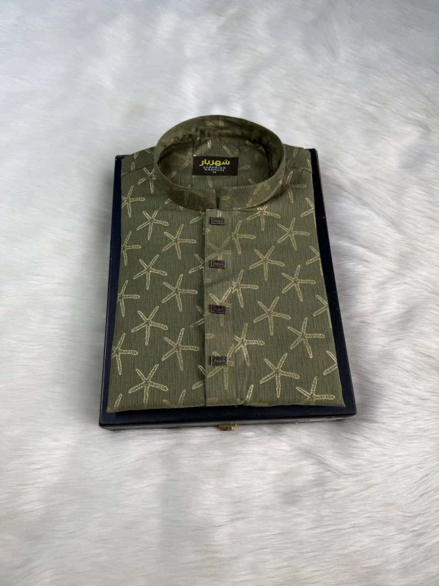 Sea Star Olive Panjabi কোড - 406 - Shahriar Premium