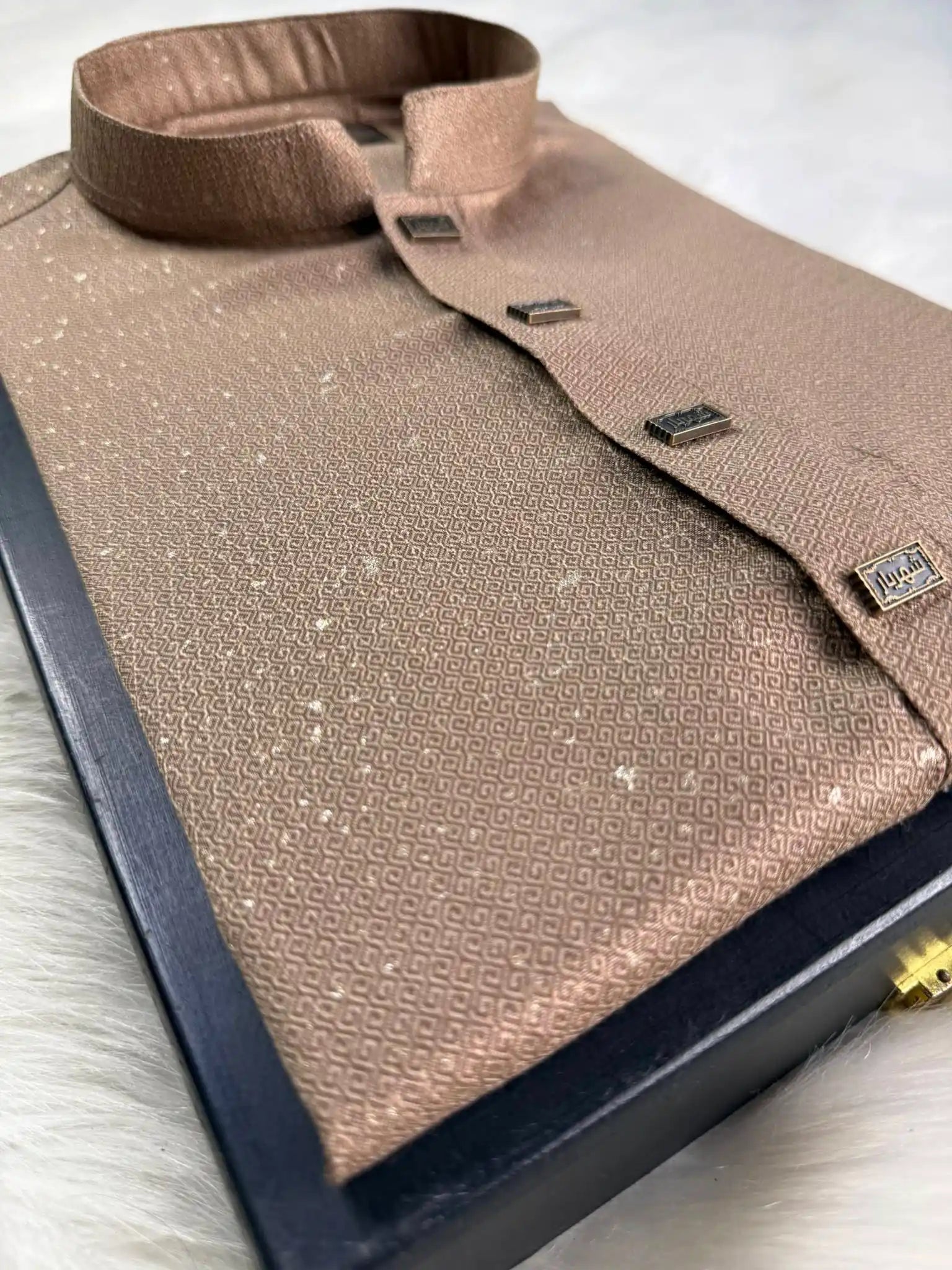 Indian Chomki Khaki Panjabi কোড - 430 - Shahriar Premium