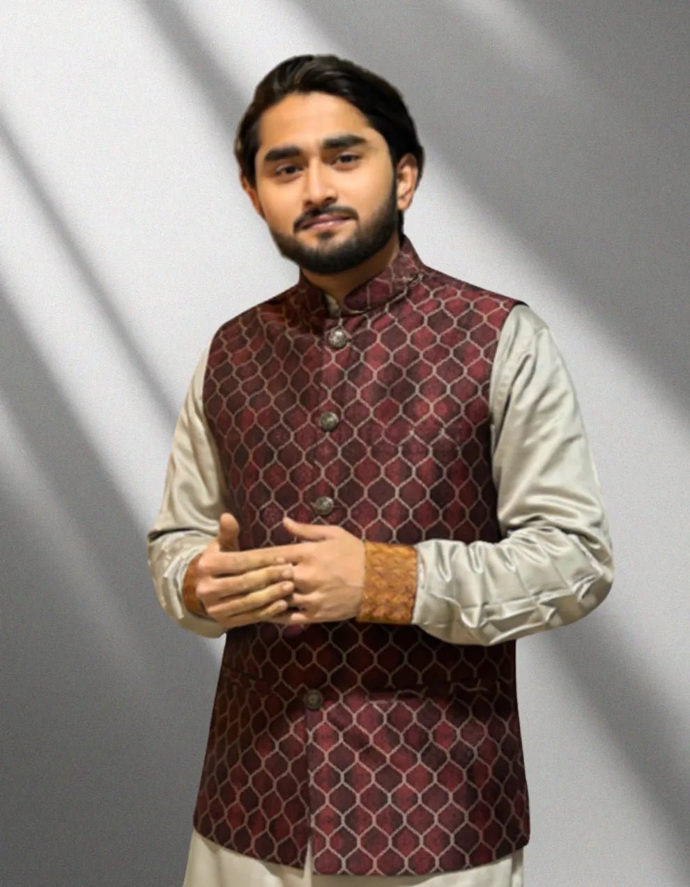 Mehrun Minar Waistcoat কোড - 347 - Shahriar Premium